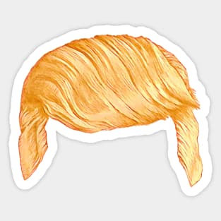 Trump's Talking Hair Sticker